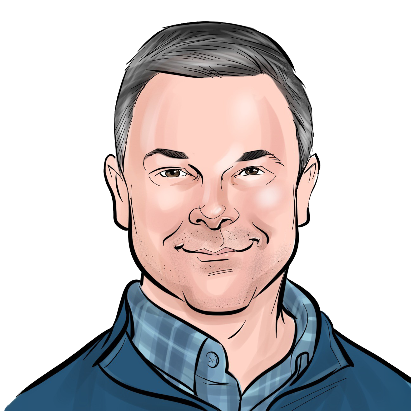 Julia Kebanli caricature headshot
